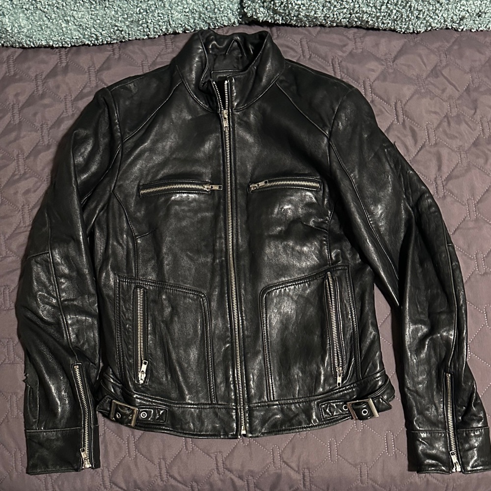 Mossimo Supply Co. Black Leather Jacket